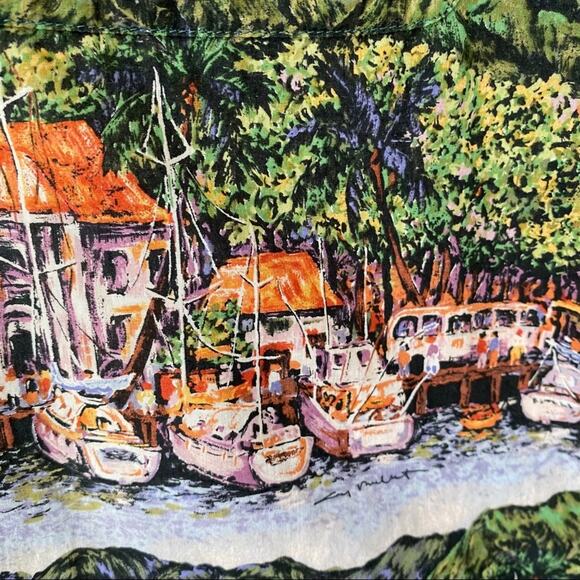 Reyn Spooner Collection Guy Buffet Hawaiian Shirt - Picture 3 of 6